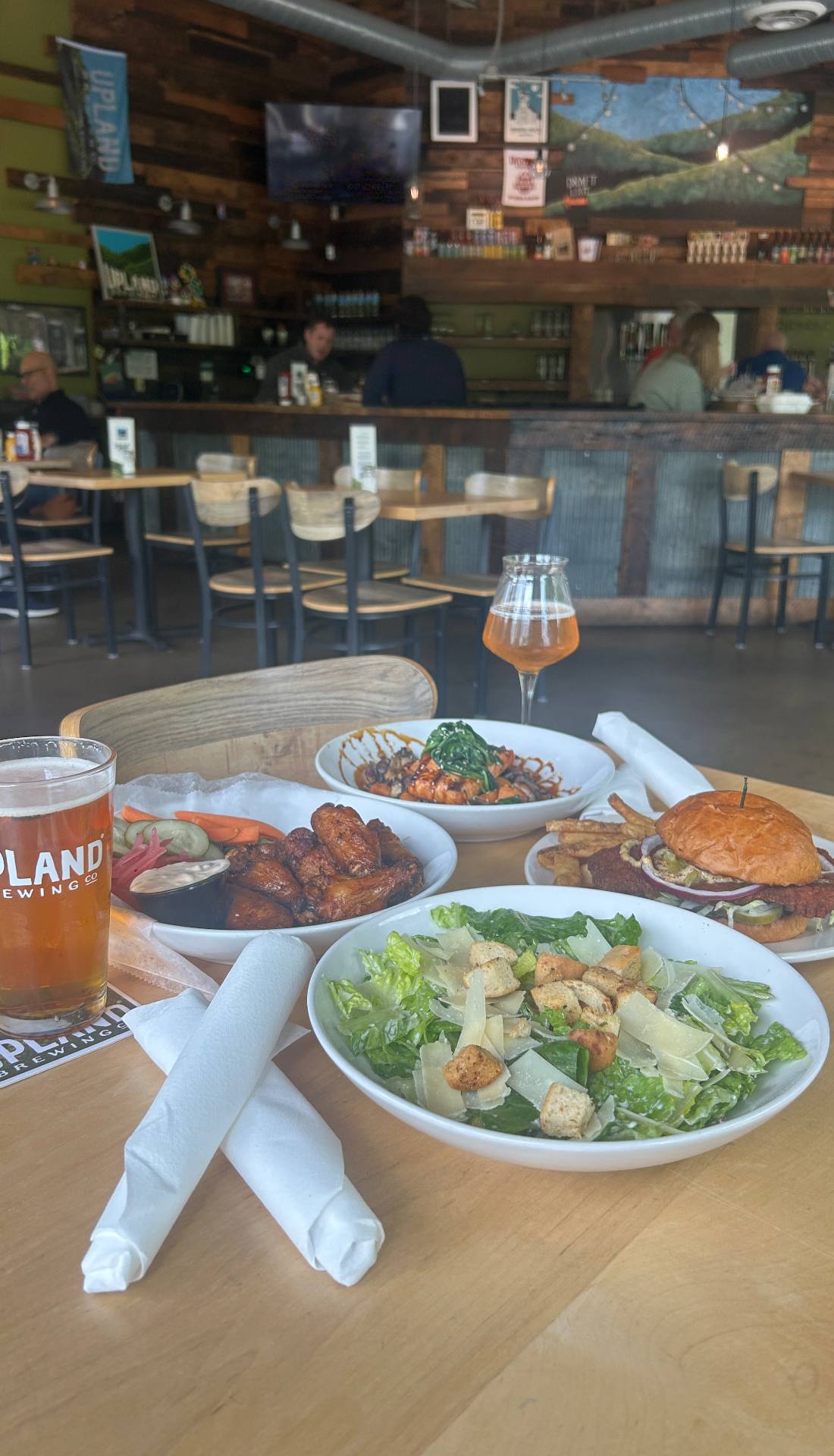 Inside the Upland taproom in Carmel