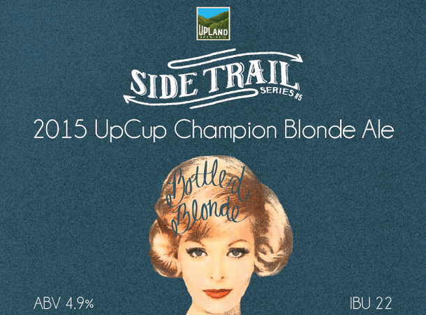 upland brew co bottled blonde