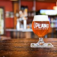 2Upland Production Beer on Bar